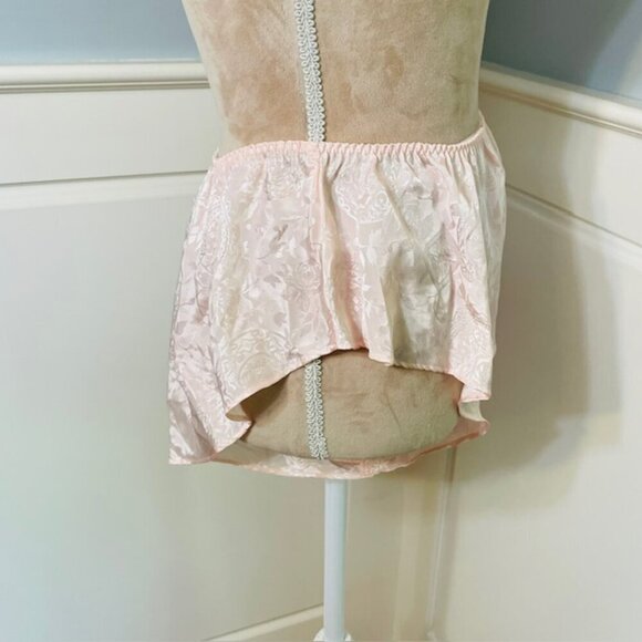 Victoria's Secret Gold Label Vintage Satin Jacquard Lace Pajama Set Med - Picture 9 of 11